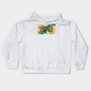 Clouds and Stems Kids Hoodie